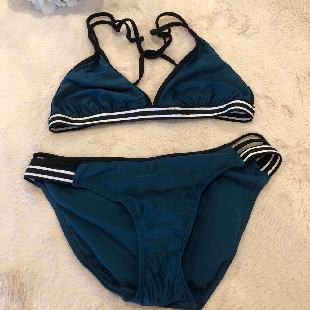 Xhilaration Blue Bikini Bathing suit, Size M